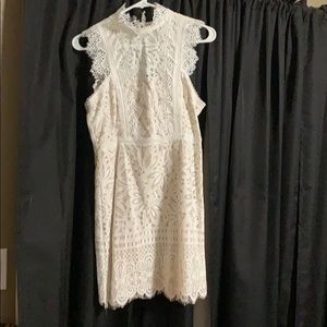 Ark N Co white dress. White. Size medium. NWT